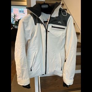 White KJUS ski jacket, Women’s XS